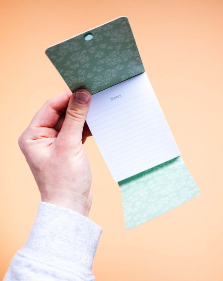 Notepad A7 Flowers mini lined