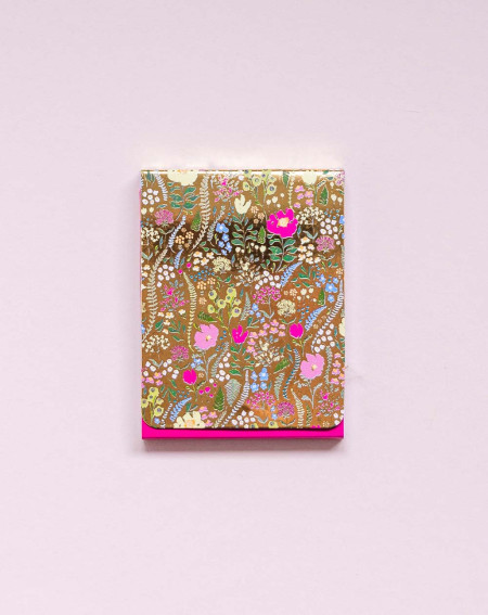 Notepad A7 Flowers mini lined