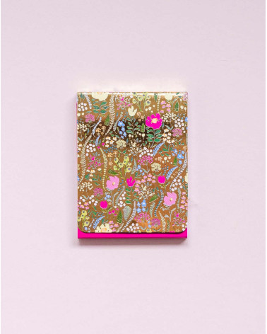 Notepad A7 Flowers mini lined