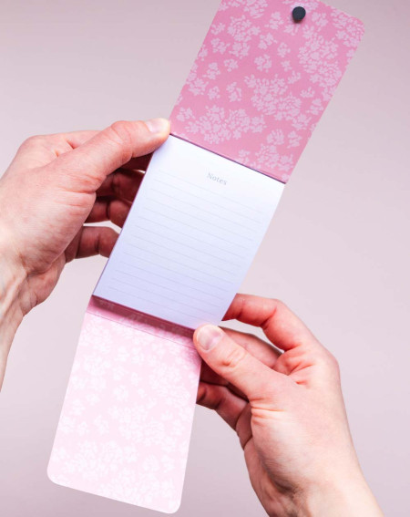 Notepad A7 Flowers mini lined
