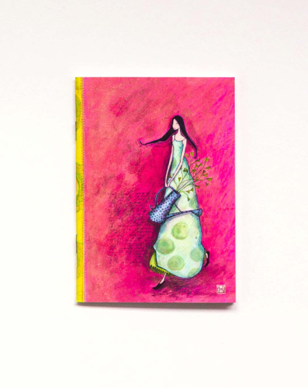 Notebook A6 Woman with watering can