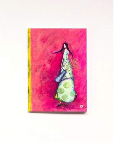 Notebook A6 Woman with watering can