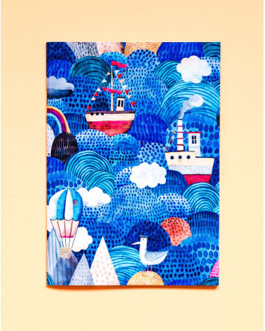 Notebook A5 Ships - Agapics