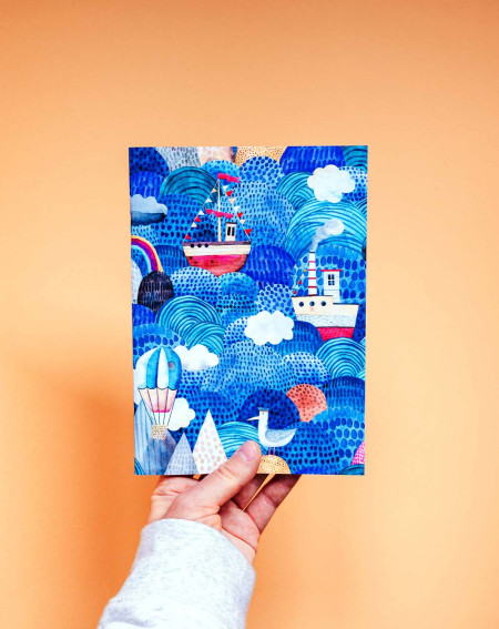 Notebook A5 Ships - Agapics