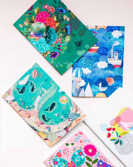 Notebook A5 Flowers - Agapics