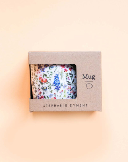 Ceramic Mug Flowers - Agapics