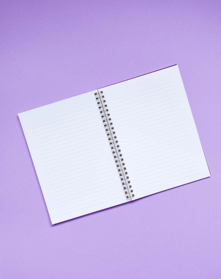 Notebook A5 with spiral Flowers - Agapics