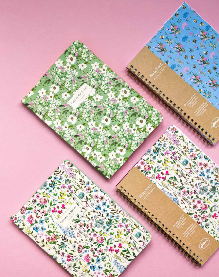 Notebook A5 with spiral Flowers - Agapics