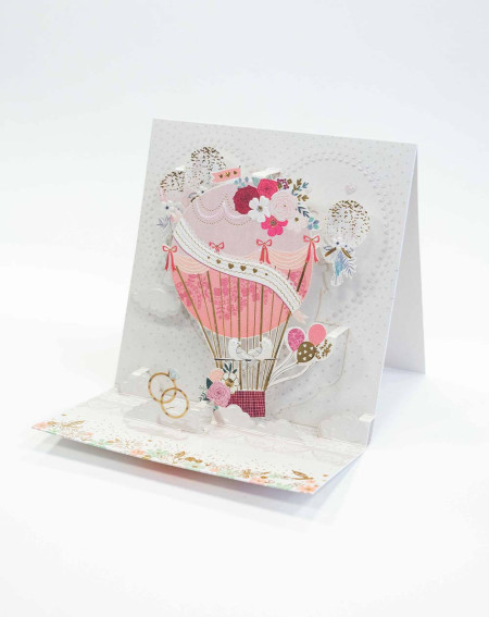 Card 3D Love Balloon - Wedding greeting cards - Agapics