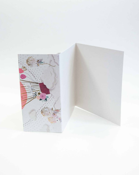 Card 3D Love Balloon - Wedding greeting cards - Agapics