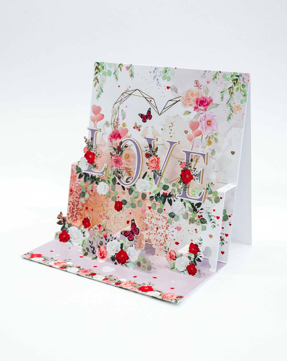 Card 3D Love - Wedding greeting cards - Agapics