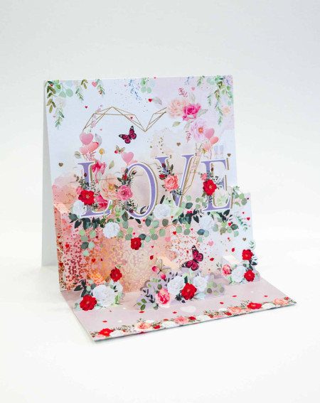 Card 3D Love - Wedding greeting cards - Agapics