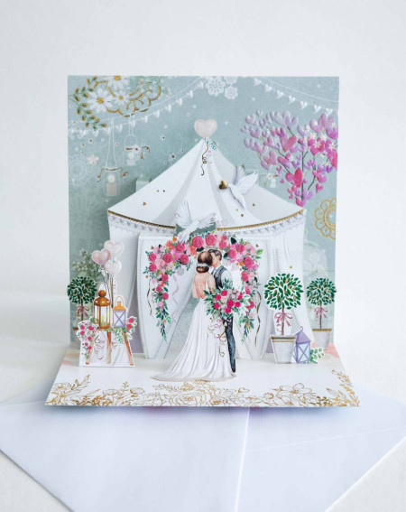 Card 3D Love - Wedding greeting cards - Agapics