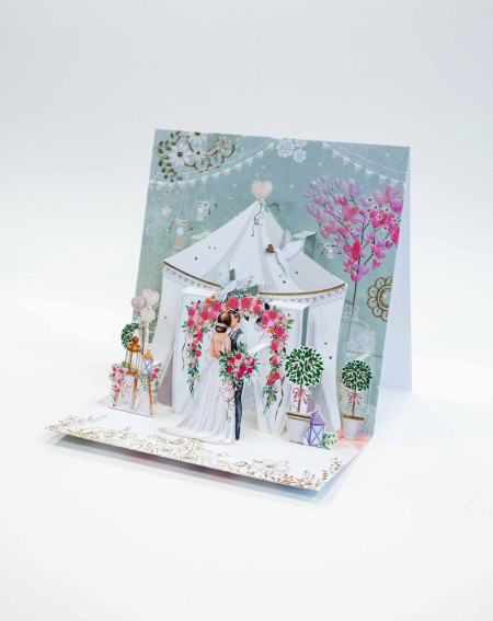 Card 3D Love - Wedding greeting cards - Agapics
