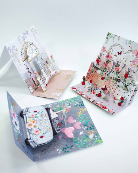 Card 3D Love - Wedding greeting cards - Agapics