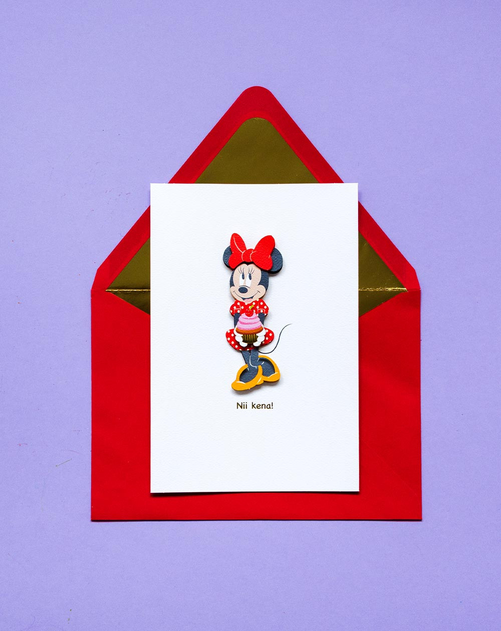 Hallmark Card Minnie Mouse - Kids cards - Agapics