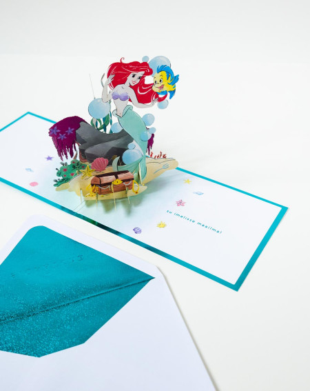 Hallmark Pop-up Card The Little Mermaid - Birthday cards - Agapics