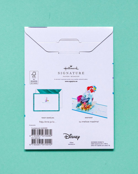 Hallmark Pop-up Card The Little Mermaid - Birthday cards - Agapics