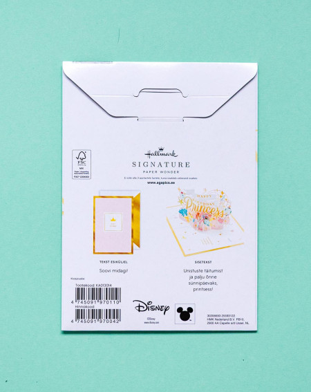 Hallmark Pop-up Card Birthday Princess - Greeting cards - Agapics