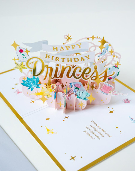 Hallmark Pop-up Card Birthday Princess - Greeting cards - Agapics