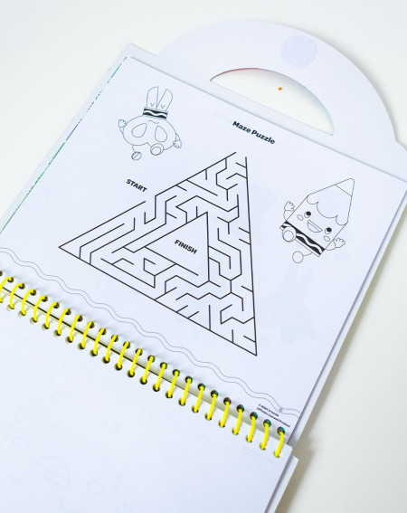 Crayola Värvi- ja Käsitööraamat Kollane - Laste tegevused - Agapics