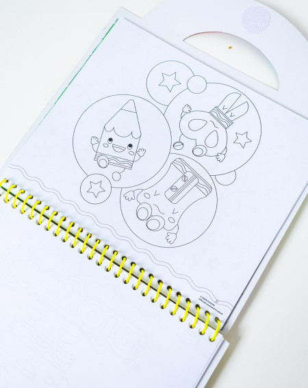 Crayola Craft & Colour Travel Book Yellow - Kids and acitvity - Agapics