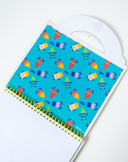 Crayola Craft & Colour Travel Book Yellow - Kids and acitvity - Agapics