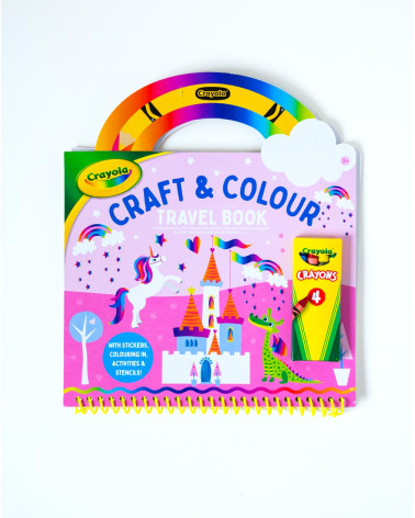 Crayola Värvi- ja käsitööraamat Ükssarvik - Kunstitarbed - Agapics