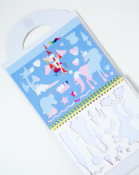 Crayola Craft & Colour Travel Book Unicorn - Art supplies - Agapics
