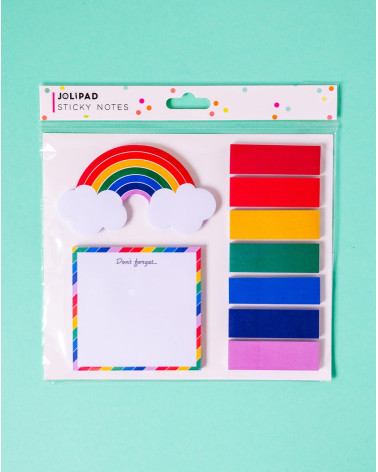 Sticky Notes Rainbow - Stationery - Agapics