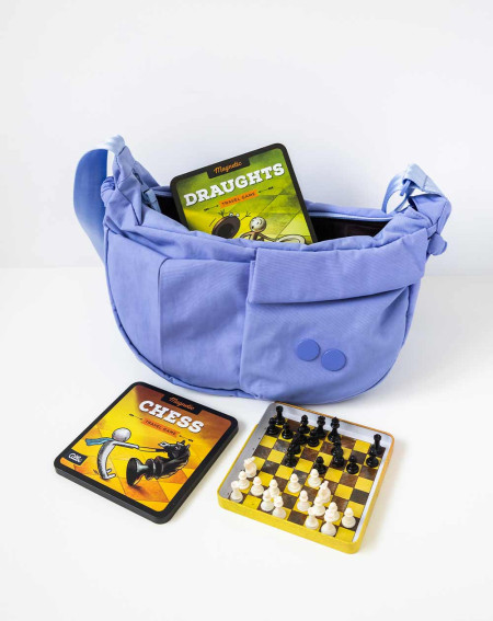 Magnetic Pocket game Draughts - Take with you games - Agapics