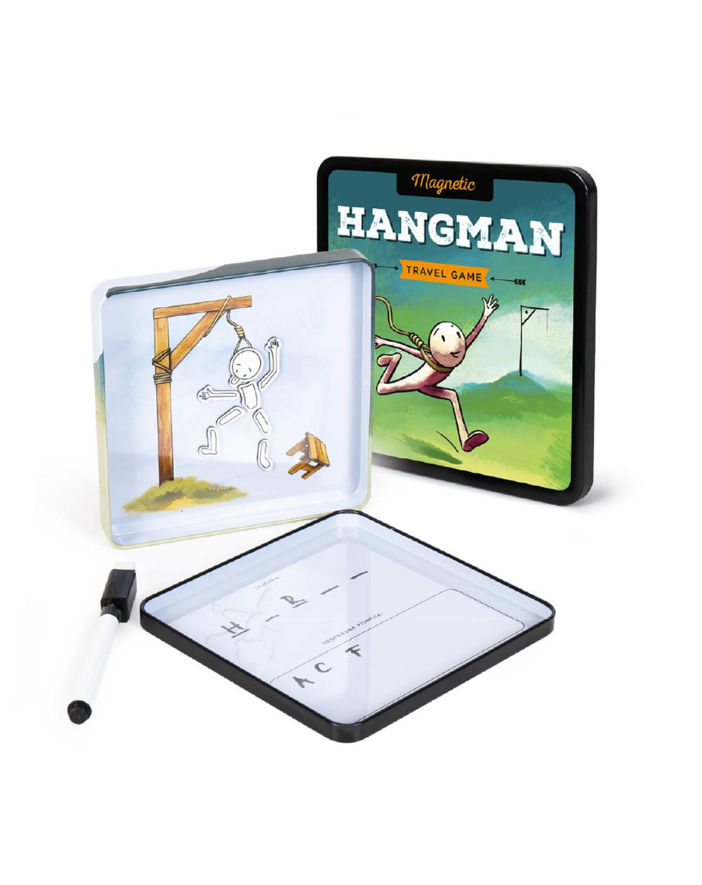Magnetic Pocket game Hangman - Travel games - Agapics