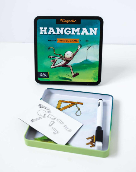 Magnetic Pocket game Hangman - Travel games - Agapics