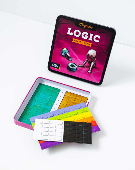 Magnetic pocket game Logic - Kids and family board games - Agapics