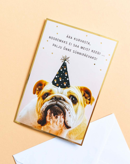 Card Birthday Dog - Greeting cards - Agapics