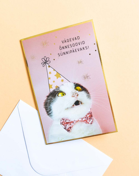 Card Birthday Cat - Greeting cards - Agapics