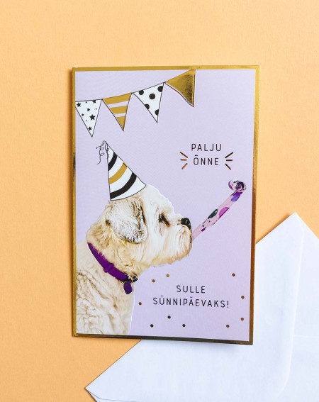 Card Birthday Dog - Greeting cards - Agapics