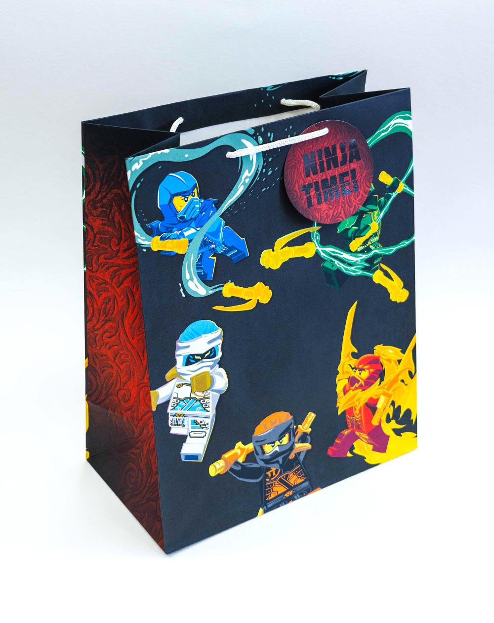 Large Gift Bag L Ninja time - Present wrap - Agapics