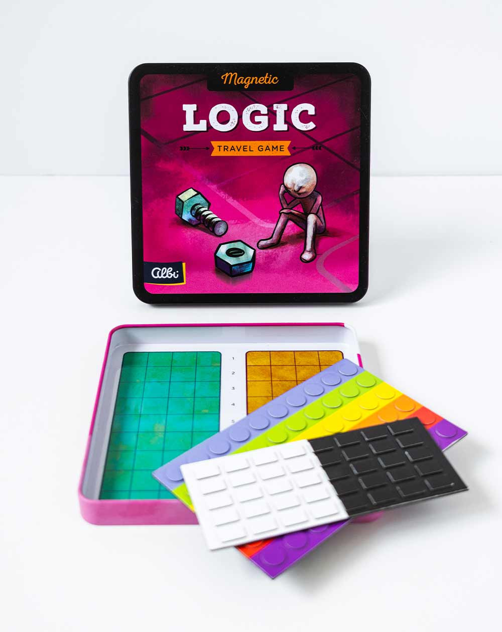 Magnetic pocket game Logic - Kids and family board games - Agapics