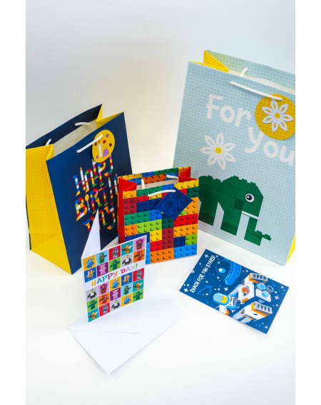 Small Gift Bag S Lego blocks - Gift wrapping - Agapics