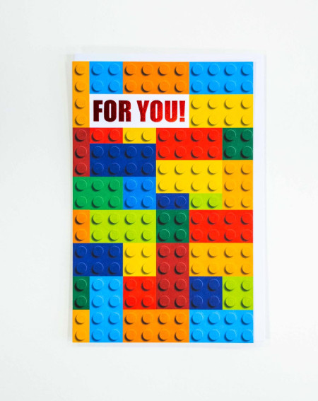 Hallmark Card Lego blocks - Greeting cards - Agapics