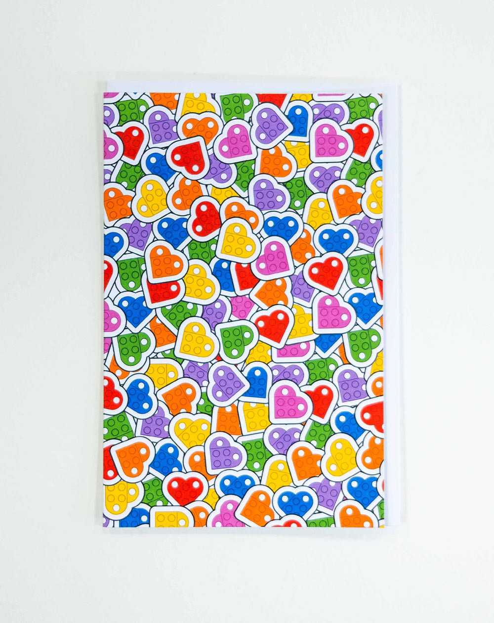 Hallmark Card Lego Hearts - Greeting cards - Agapics