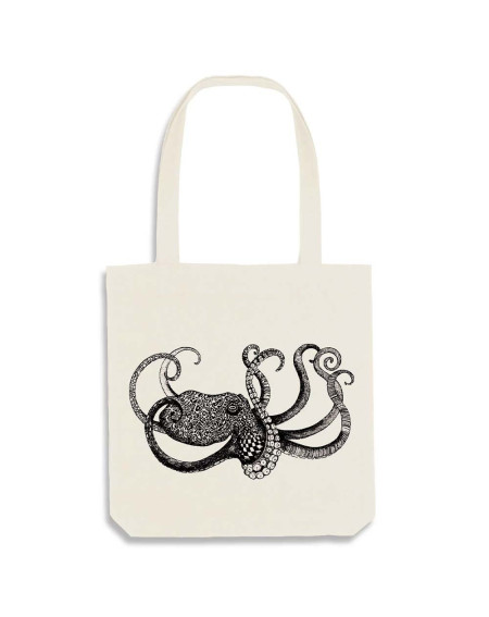 Jute bag Octopus - Bags and accessories - Agapics