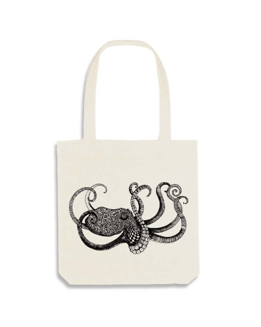 Jute bag Octopus - Bags and accessories - Agapics