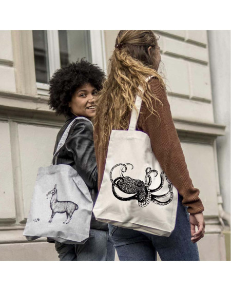 Jute bag Octopus - Bags and accessories - Agapics