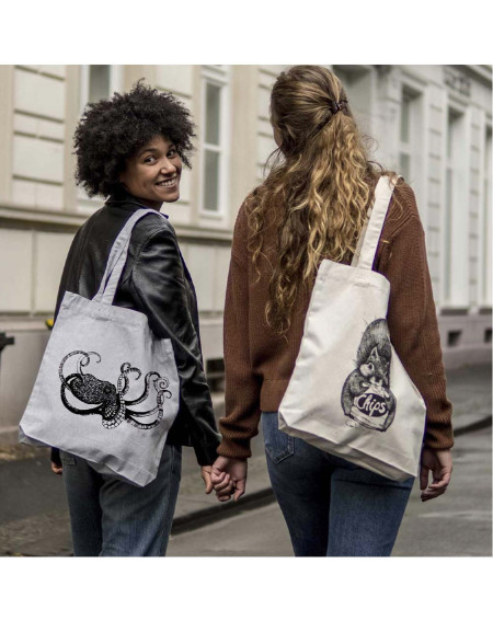 Jute bag Octopus - Bags and accessories - Agapics