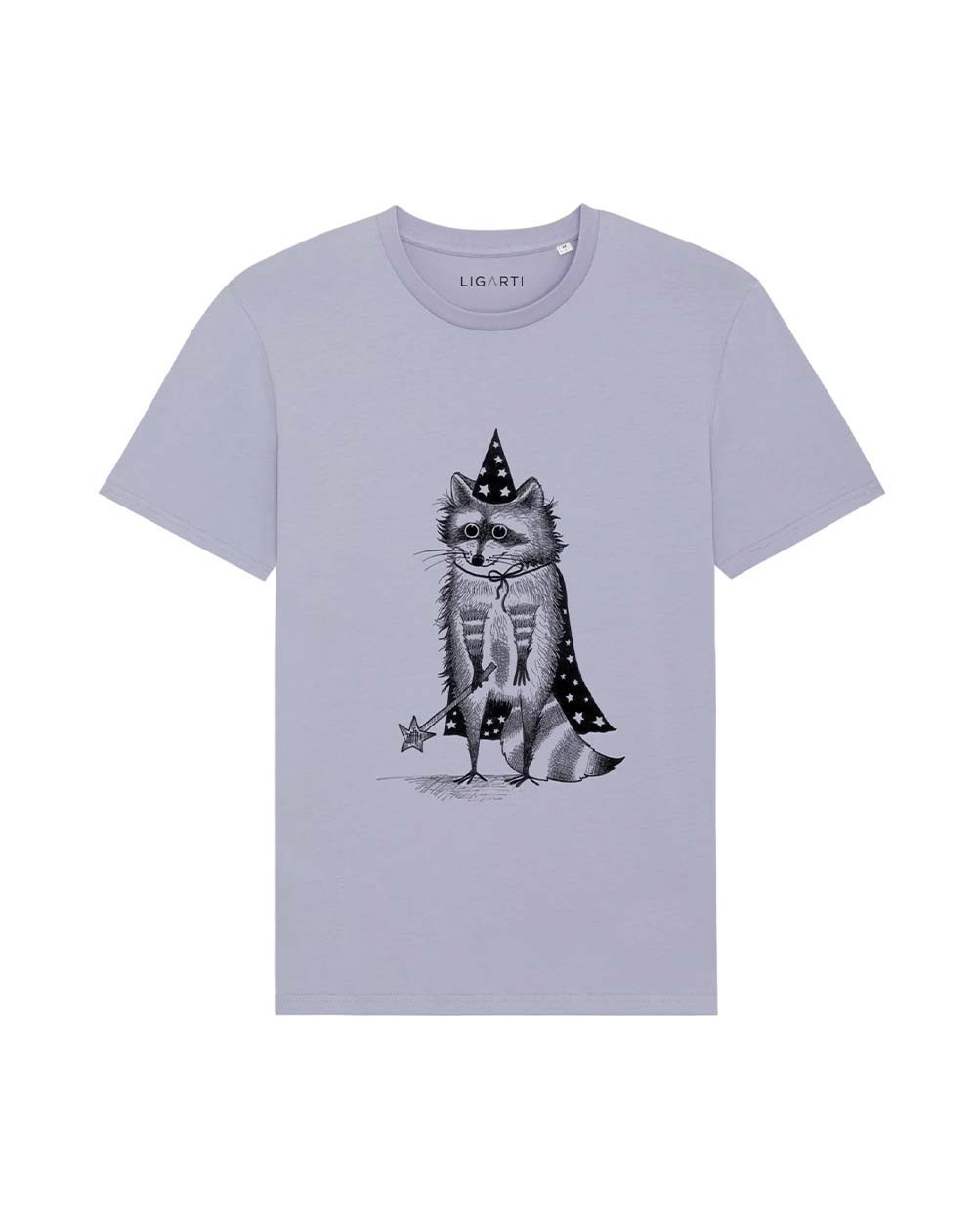 T-Shirt Magical Raccoon purple - Clothes - Agapics