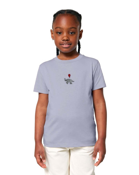 Children's T-shirt Elephant with balloon purple 134-146cm