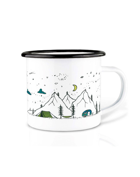 Cup enamel Hiking - Home supplies - Agapics