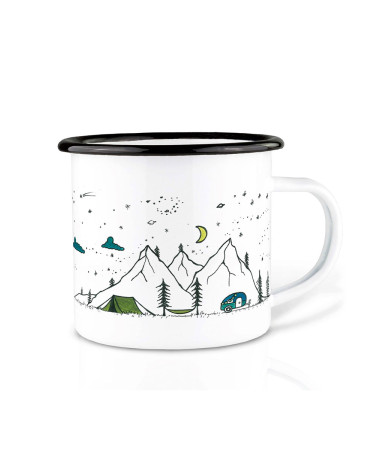 Cup enamel Hiking - Home supplies - Agapics